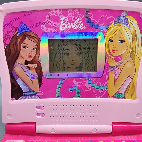 Barbie Laptop Toy - Oregon Scientific H968-10 - Interactive Kids Learning Laptop - Picture 5 of 7